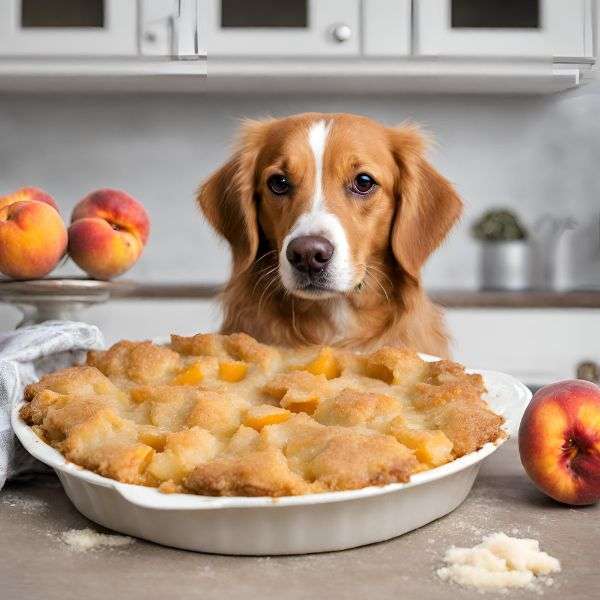 Health Risks of Feeding Peach Cobblers to Dogs