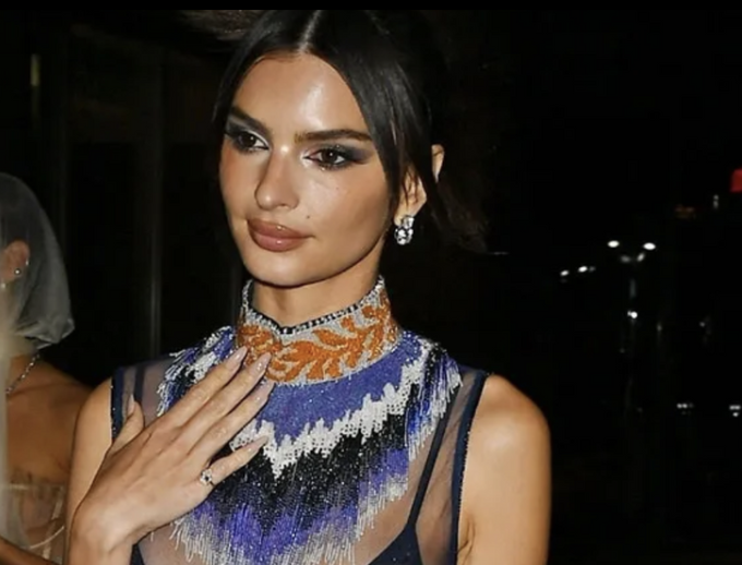 Emily Ratajkowski Dazzles in Vintage Sheer Dress at Met Gala 2024 After-Party