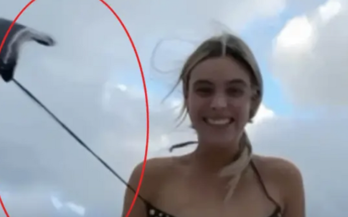 Vlogger Lele Pons loses bikini after seagull caught untying top on camera