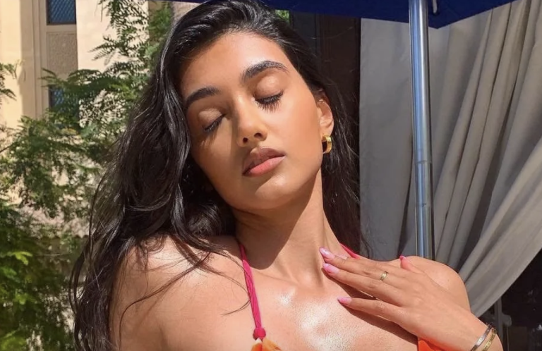 Neelam Gill Turns Heads in Revealing Dress at Saint Tropez Night Out