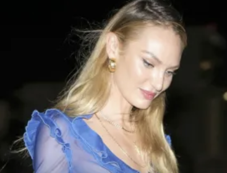 Candice Swanepoel Steals the Spotlight in Miami with Daring Sheer Dress